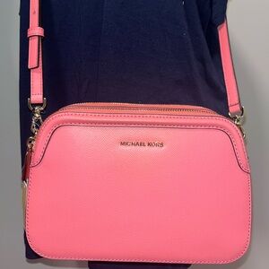 NWT Michael Kors Houston Large Crossgrain Leather Crossbody Bag